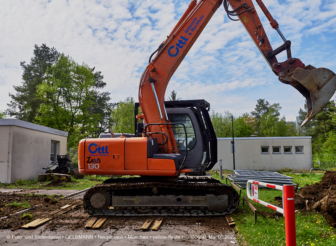 05.05.2022 - Baustelle am Haus für Kinder in Neuperlach